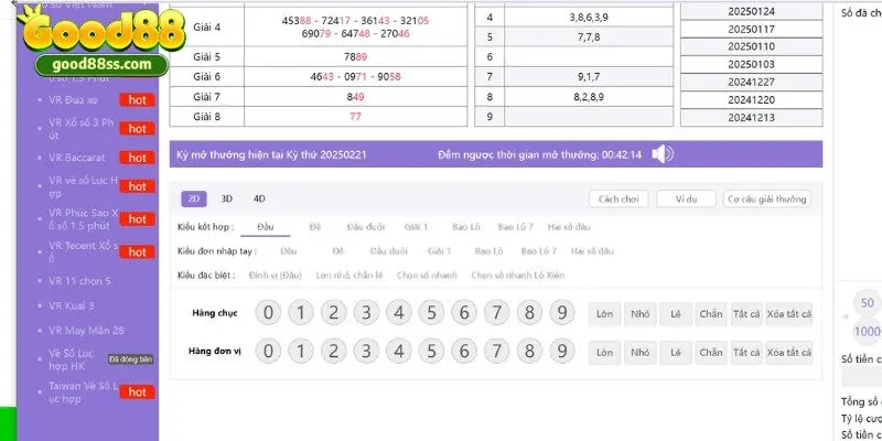 Tỷ lệ trả thưởng cho các sản phẩm lô đề cạnh tranh lên đến 1 ăn 99